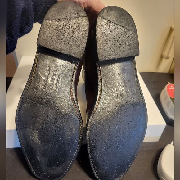 Roger Clergerie Brown Leather Pull-On Chelsea Boots Womens sz.7.5 MSRP $695 - Picture 8 of 9